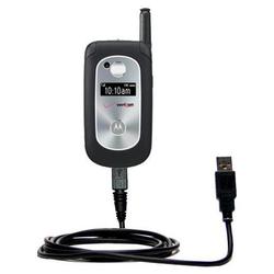 Gomadic Classic Straight USB Cable for the Motorola v325i with Power Hot Sync and Charge capabilities - Goma