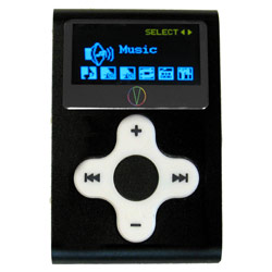 Visual Land V-Clip 2GB MP3/WMA/FM/Voice Recorder Black