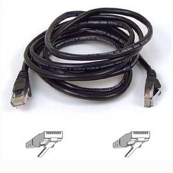 BELKIN COMPONENTS Belkin Cat5e Network Cable - 1 x RJ-45 Network - 1 x RJ-45 Network - 14ft - Black (A3L791-14-BLK-S)