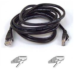 BELKIN COMPONENTS Belkin Cat5e Patch Cable - 1 x RJ-45 - 1 x RJ-45 - 12 - Black (A3L791-01-BLK-S)