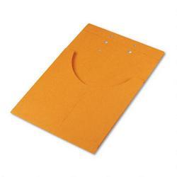 Quality Park Classification Pocket for Letter/Legal Fastener Folders, 1 Exp., Kraft, 100/Box