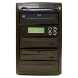 Produplicator 2 Burner 20X DVD CD Duplicator Machine + Built-In Hard Disk Drive (Standalone Audio Video Copy Tower, Disc Duplication Device)