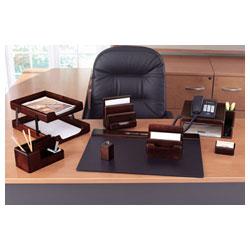 RubberMaid Wood Tones™ Business Card Holder, Black (ROL62522)