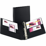 3" Durable D-Ring Binder, Black