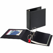 4" EasyOpen D-Ring Binder, Black